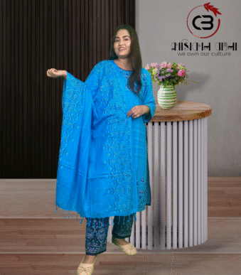 Blue salwar kameez