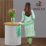 blue salwar kameez
