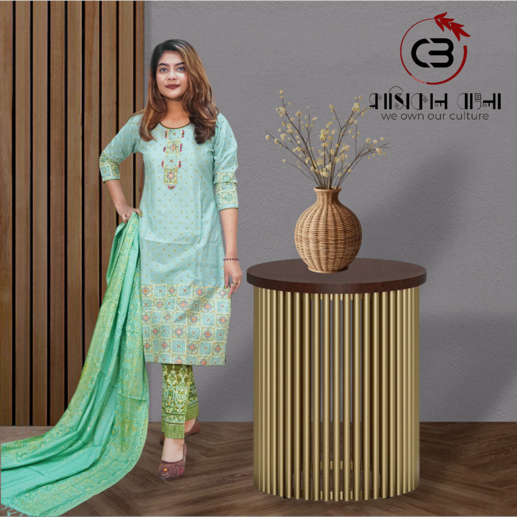 blue salwar kameez