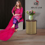 Red color salwar kameez