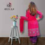 Red color salwar kameez