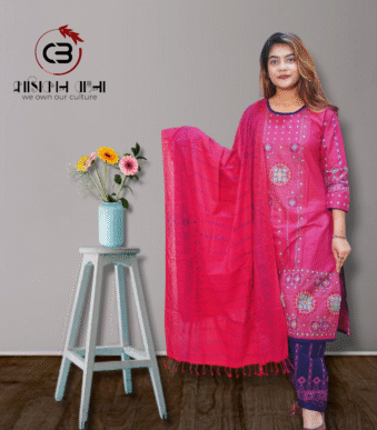 Red color salwar kameez