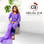 Purple color salwar kameez
