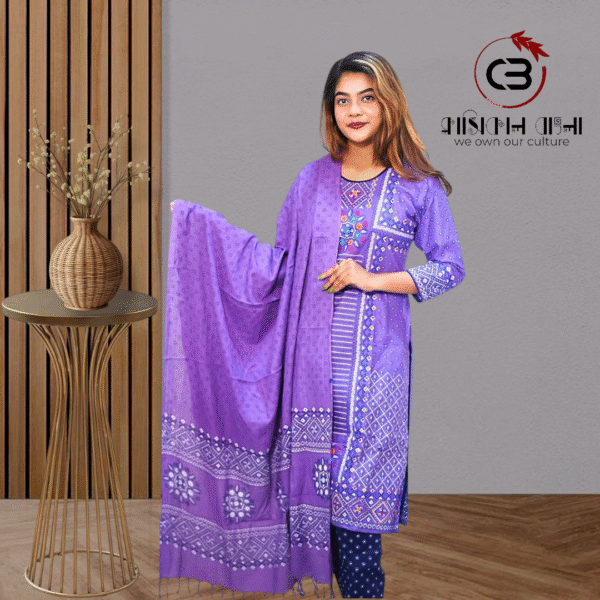 Purple color salwar kameez