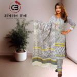 Black check salwar kameez