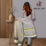 Black check salwar kameez